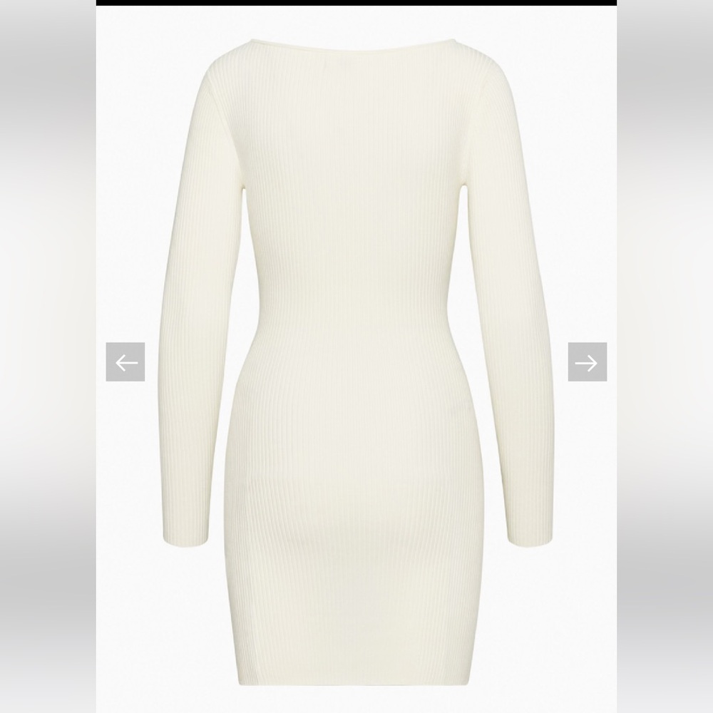 Wilfred Cutout Knit Longsleeve Mini Dress - Picture 4 of 6